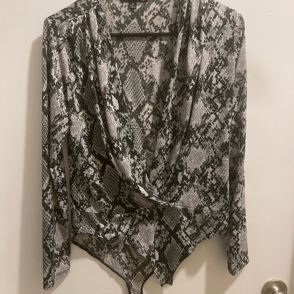 Snake skin body suit